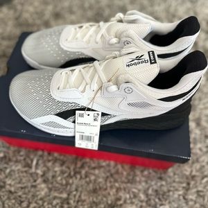 New with tags Reebok Nano X mens 12 black and white
